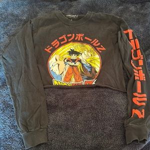 Dragon Ball Z long sleeve crop top